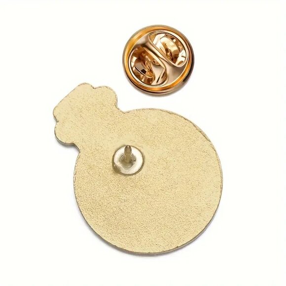 Calcifer & His Bacon ♥︎ Enamel Pin (from Howl's Moving Castle) - Brand-New! - Picture 2 of 5